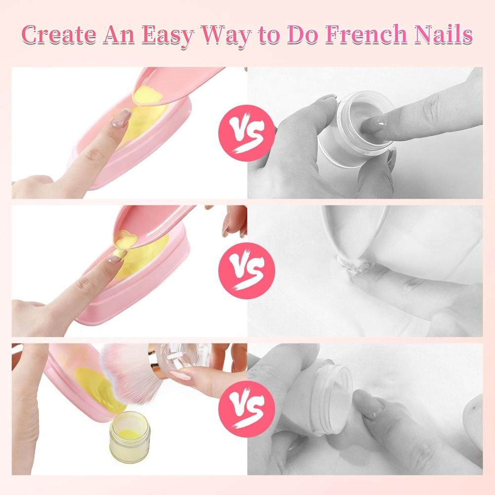Portable Nai Art Nail Dip Cont – Nail Art French recenzja i cena